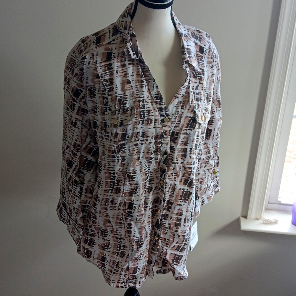 Jm Collection Women's Top Long sleeve